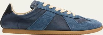 Maison Margiela Replica Mixed Leather Low-Top Sneakers
