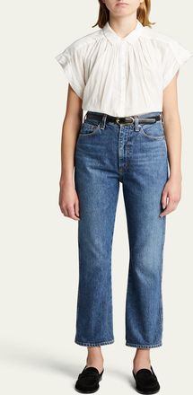 Nili Lotan Normandy Cotton Voile Blouse