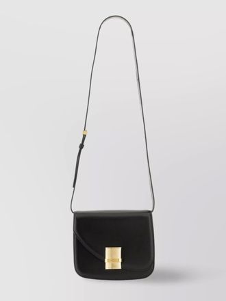 Ferragamo calf leather shoulder bag