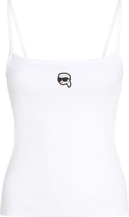 Karl Lagerfeld Ikon tanktop - Wit