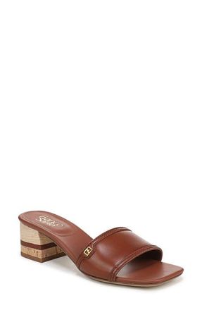 Franco Sarto Kaori Block Heel Sandal in Acorn at Nordstrom, Size 5.5