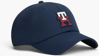 Tommy Hilfiger Mens Monogram Patch Sport Baseball Cap - Sky Captain