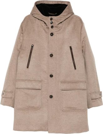 Manzoni24 hooded parka - Neutrals