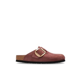 Birkenstock Boston Big Buckle - Dames - Slip ons - Roze - 36 EU - Leer - Schoenen