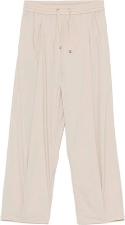 Herno Straight Trousers, female, Beige, Size: XS Womens Trousers