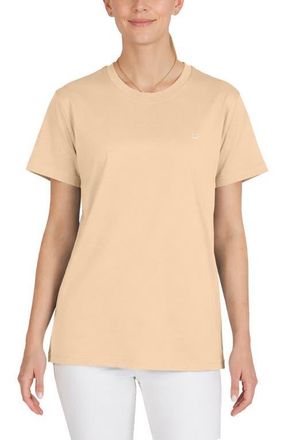 Dalix Womens Lil Smile Jersey Relaxed Tee in Sand at Nordstrom, Size Xx-Large