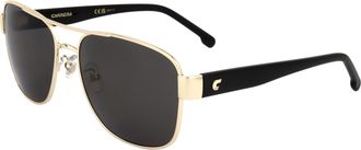 Carrera Womens 58 mm Gold-Black Sunglasses