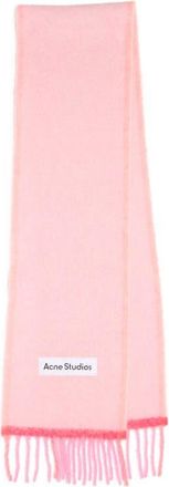 Acne Studios Valley Fringe Scarf in Pink at Nordstrom