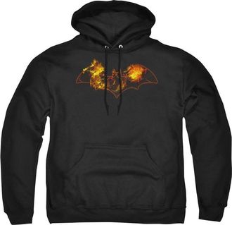 Gildan Batman Molten Logo Adult Pull Over Hoodie / Hooded Sweatshirt