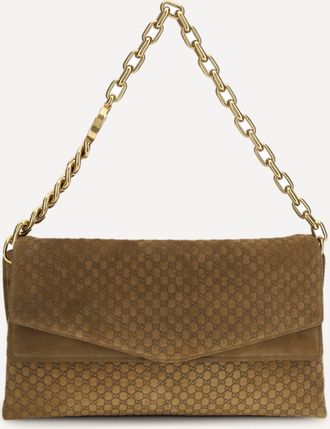 Gucci Large suede Shoulder Bag Female UNI