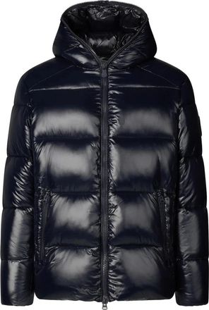Save The Duck Blauw Zwart Edgard Jas - Heren - Winterjassen - Blauw - S - Jassen