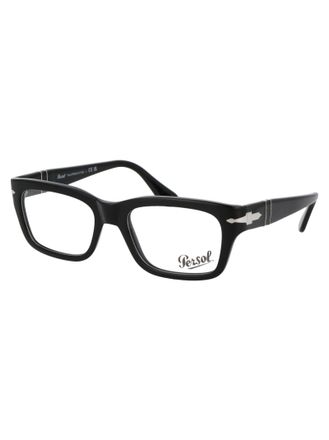 Persol 0PO3301V Black Acetate Eyeglasses - Black