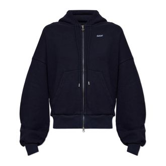 Avavav Avavav, Hoodies & sweatvesten, Dames, Blauw, XS, Katoen, Sweatshirt met geborduurd logo