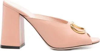 Valentino Garavani Heeled Mules, female, Pink, Size: 7 1/2 US Valentino Garavani Sandals