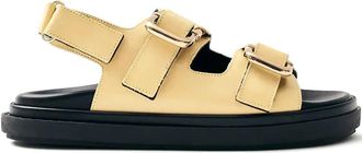 Alohas Sandali Harper con doppia fibbia - Giallo