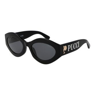 Emilio Pucci Black Acetate Womens Sunglasses