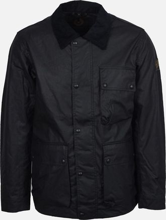 Belstaff Mens BELSTAFF INCLINE WAX JACKET NAVY - Size: 42