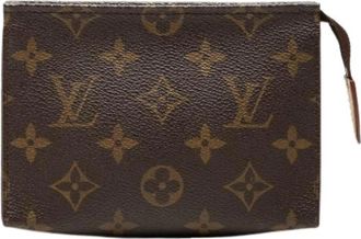 Louis Vuitton Pre-owned Toiletry Pouch 15 - Dames - Vintage Accessoires - Bruin - ONE Size - Vintage