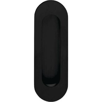 Intersteel Intersteel - Tirador Para Puerta Corredera 4476 Va Negro Ov.bl.l.120mm An.40mm