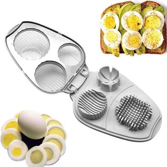 OEM 2-delige 3-en-1 Rv Eiertrimmer, Ook Voor Mushrooms, Schoon Y Precies Snijden, Prachtig Keukengereedschap