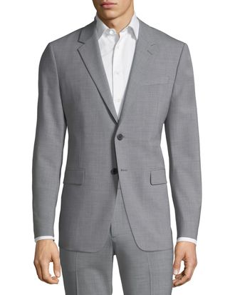 Theory Mens Chambers Stretch Wool Blazer