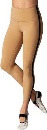Tavi High Waisted 7/8 Stripe Legging in Camel Stripe at Nordstrom, Size X-Large
