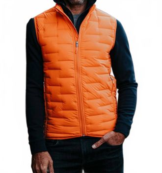 Swims Lofoten Seamless Down Vest In Swims Orange