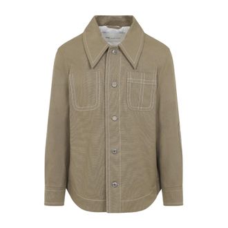 Ami Light Jackets, male, Green, Size: L Ujk874.Co0211 Jacket