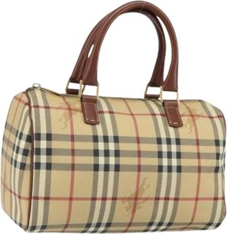 Burberry Pre-owned Handbags, female, Beige, Size: ONE SIZE Pre-owned Vintage Hand Bag