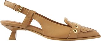VIA VAI Lea Katie - Dames - Pumps - Bruin - 40 EU - Leer - Schoenen