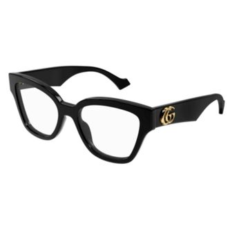 Gucci Glasses, unisex, Black, Size: 54 MM Optical Frame