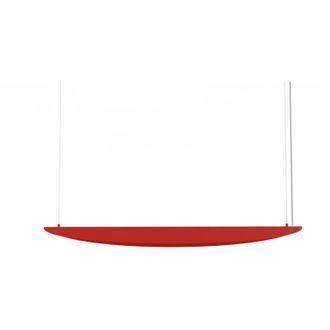 Lumicom Mirror 1X Sospensione, strip led, 17W/m, 3000K, metallo, Rosso lucido, L90cm - Lumicom