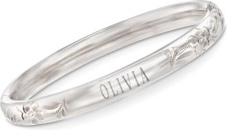 Ross-Simons Babys Sterling Silver Bangle Bracelet
