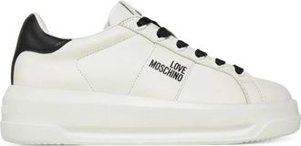 Love Moschino Low Top Sneakers - Dames - Sneakers - Wit - 40 EU - Schoenen