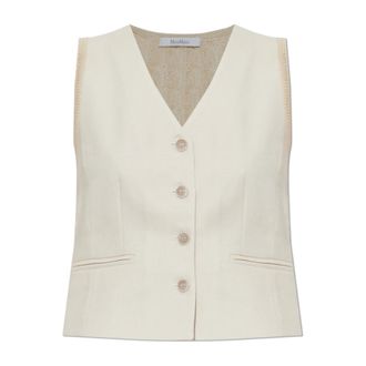 Max Mara Vests, female, Beige, Size: L Calibri Vest