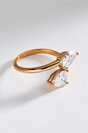 Ettika Crystal Teardrop Wrap Ring