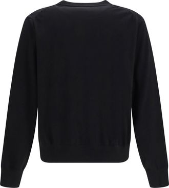 Vivienne Westwood Mens Alex Sweater Black Cotton; Kashmir-Capra Hircus Kashmir/capra