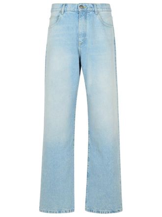 Balmain Light Blue Denim Jeans