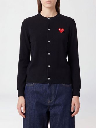 Comme Des Gar&ccedil;ons Cardigan di lana con logo