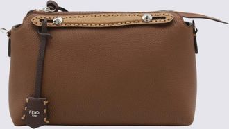 Fendi Brown Leather By The Way Medium To Handle Bag
