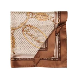 Twinset Foulard in raso - - Accessories - Donna - Marrone - ONE SIZE