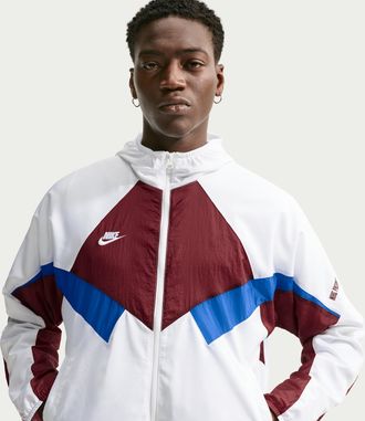 Nike Mens Premier Repel Soccer Hooded Woven Track Jacket in Blue | IM4120-405