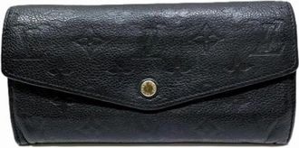 Louis Vuitton Pre-owned Wallets, female, Black, Size: ONE SIZE Pre-owned Canvas Wallet