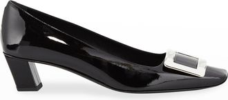 Roger Vivier Decollette Belle Vivier Patent Pumps