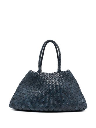 Dragon Diffusion Borsa a spalla Intrecciato - Blu