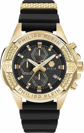 Philipp Plein The $kull Chrono - Heren - Horloges - Geel - ONE Size - Accessoires