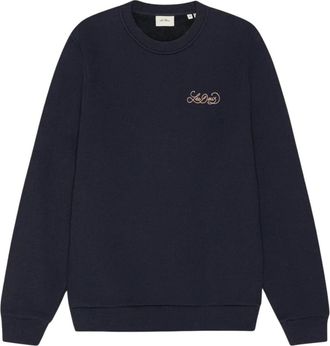 Les Deux Hoodies & sweatvesten, Heren, Blauw, 2Xl, Orchard Sweatshirt