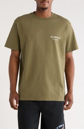 Purple Logo Graphic T-Shirt in Green at Nordstrom, Size Xx-Large