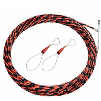OEM Varilla Retr&aacute;ctil De 50 M Con Resorte Para Tirar Cables El&eacute;ctricos - 5 Mm De Di&aacute;metro Con Cabezal Gu&iacute;a Y Haces De Cables