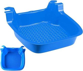 No Brand Bandeja/recipiente Para Pediluvio De Piscina - Mantiene La Piscina Limpia - Material Resistente A Los Rayos Uv - 41 X 40,5 X 13 Cm - Blanco